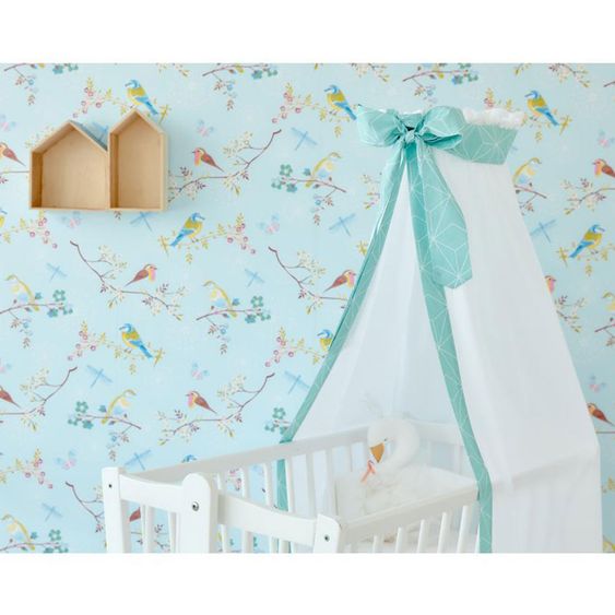 Kraftkids Betthimmel - mit Diamantenkontur - Mint