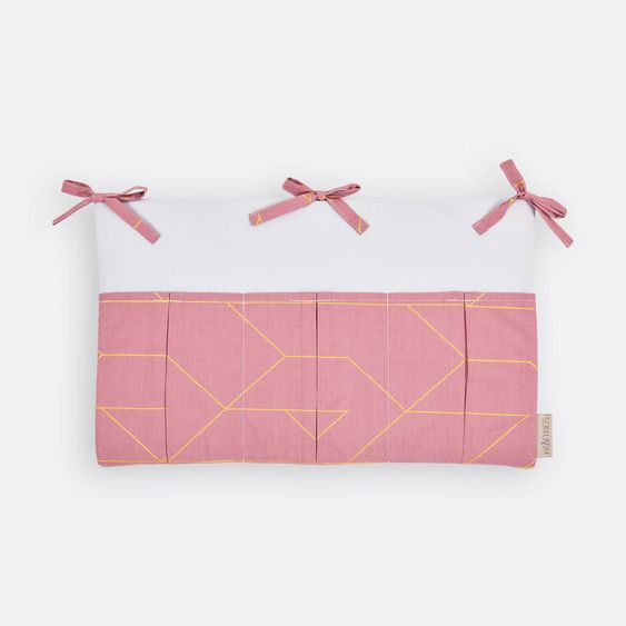 Kraftkids Betttasche - mit Goldlinien - Rosa