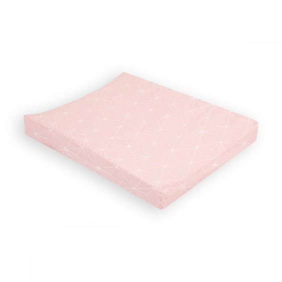 Kraftkids Tappeto fasciatoio Cover Wedge - con contorno di diamanti - rosa antico