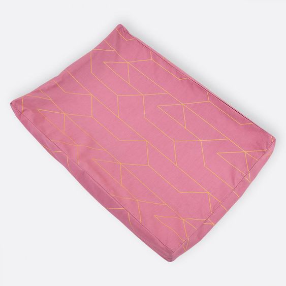 Kraftkids Bezug Keilwickelauflage - mit Goldlinien - Rosa
