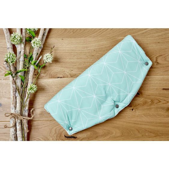 Kraftkids Handwärmer / Handmuff für Kinderwagen & Buggy - Diamante - Mint
