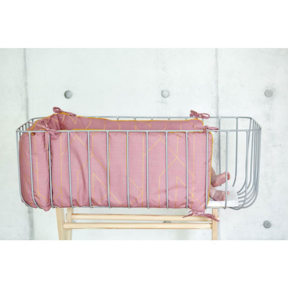 Kraftkids Nestchen groß - mit Goldlinien - Rosa