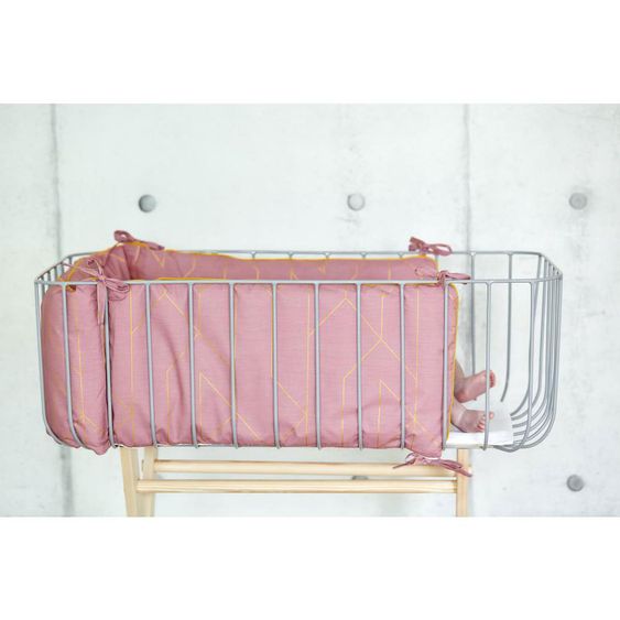 Kraftkids Nestchen klein - mit Goldlinien - Rosa
