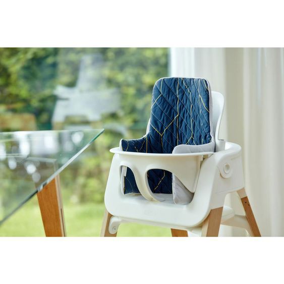 Kraftkids Seat cushion / seat reducer - with gold lines - dark blue