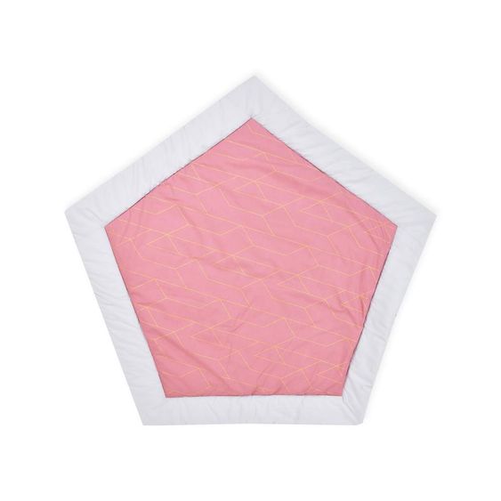 Kraftkids Spielmatte - mit Goldlinien - Rosa