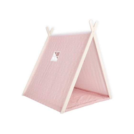 Kraftkids Play tent - with diamond contour - old pink