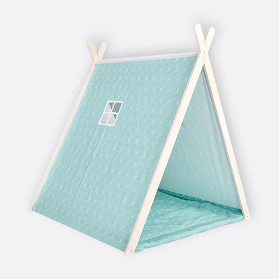 Kraftkids Tenda da gioco - con contorno di diamanti - Menta