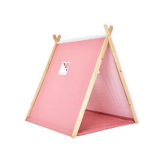 Kraftkids Tenda da gioco - con linee dorate - rosa