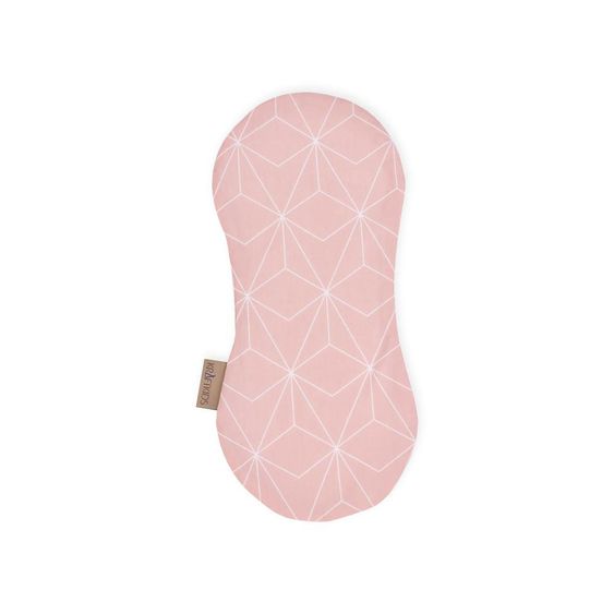 Kraftkids Spucktuch - mit Diamantenkontur - Altrosa