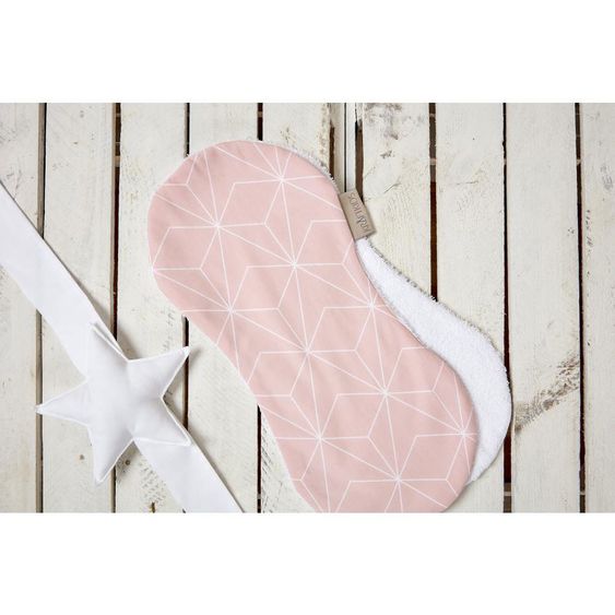 Kraftkids Spucktuch - mit Diamantenkontur - Altrosa