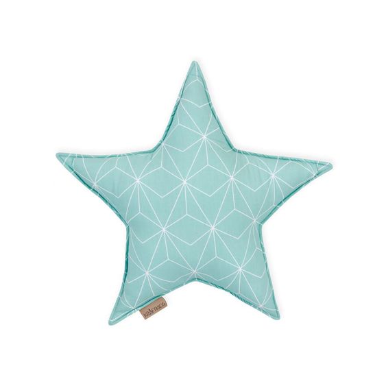 Kraftkids Sternkissen - mit Diamantenkontur - Mint