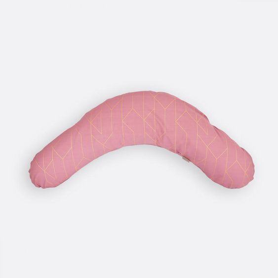 Kraftkids Stillkissen - mit Goldlinien - Rosa