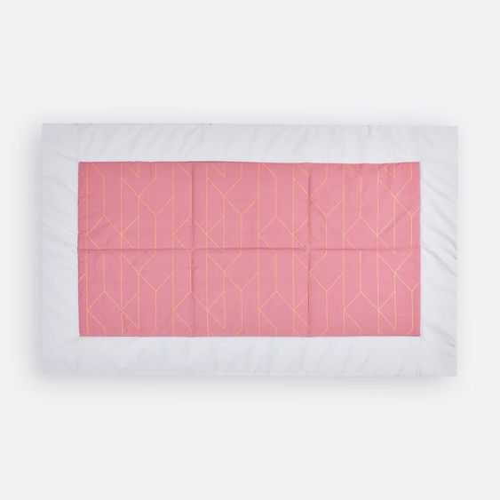 Kraftkids Bedspread - with gold lines - Pink