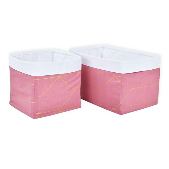 Kraftkids Utensilo groß - Goldlinien - Rosa