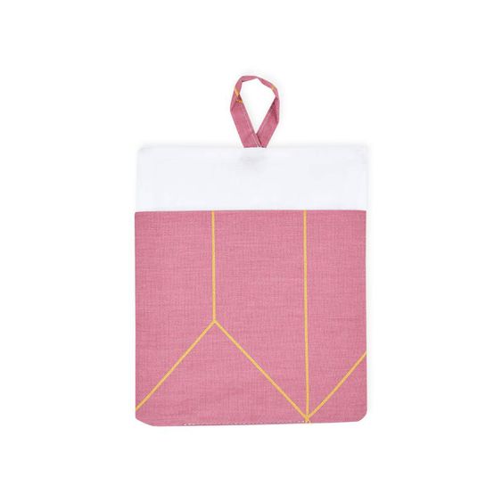 Kraftkids Waschlappen - mit Goldlinien - Rosa