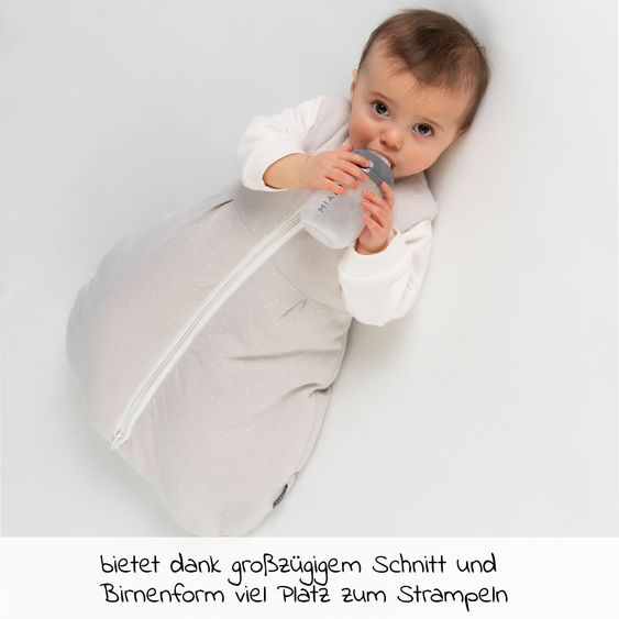 LaLoona 2-tlg. Schlafsack-Set - Dots - Light Taupe - Gr. 50/56