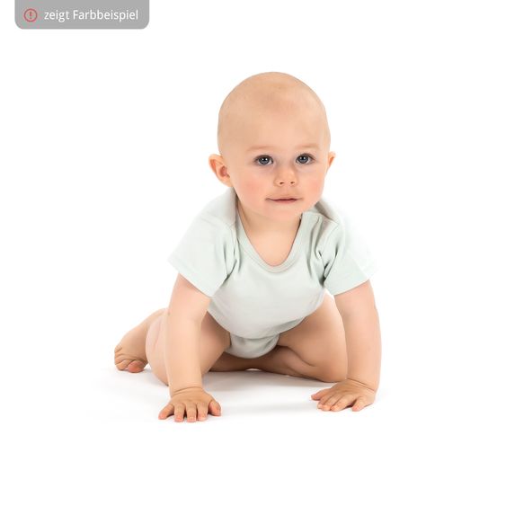 LaLoona Baby Body Kurzarm OEKO-TEX® 3er Pack - Rose - Gr. 74/80