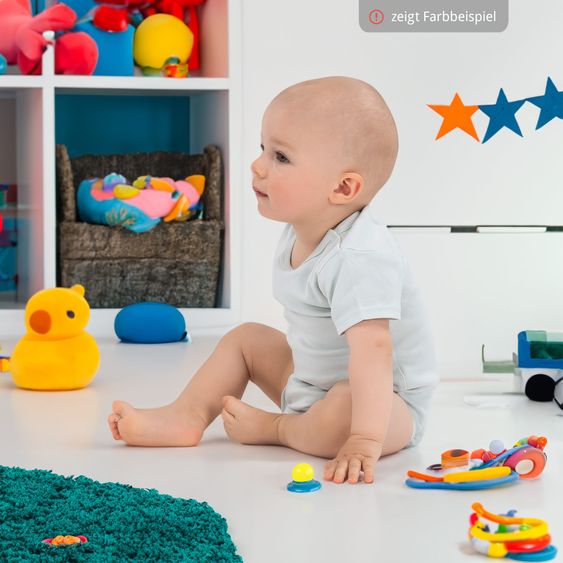 LaLoona Baby Body Kurzarm OEKO-TEX® 6er Pack - Rose Grau - Gr. 74/80