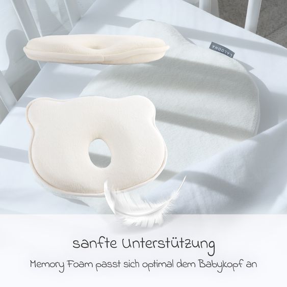 LaLoona Baby pillow against head deformation
