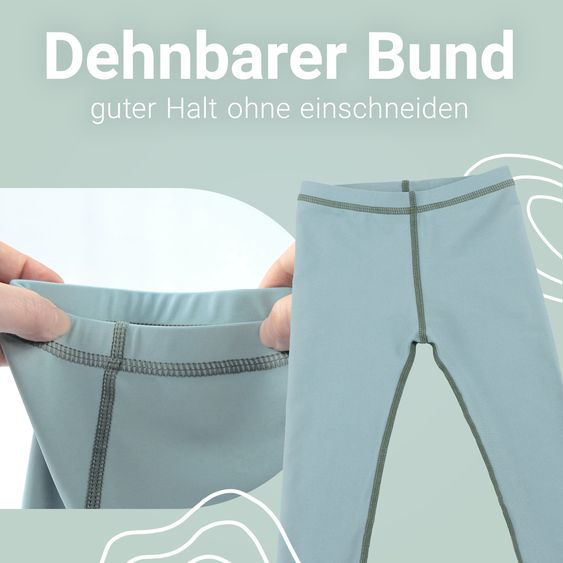 LaLoona Leggings da bagno con protezione UV - Verde chiaro - Taglia: 98