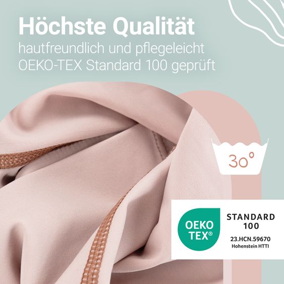LaLoona Bade-Shirt mit UV-Schutz - Wal - Rosé - Gr. 98