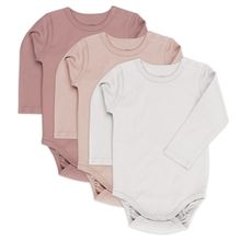 Body Manica Lunga 3 Pack - Rosa - Taglia 74/80