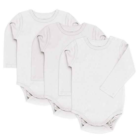 LaLoona Body Manica Lunga 3 Pack - Bianco - Taglia 98