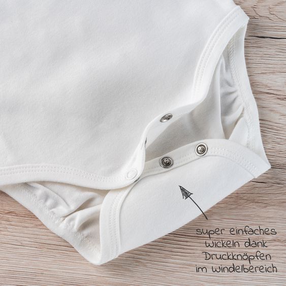 LaLoona Body Manica Lunga 3 Pack - Bianco - Taglia 98