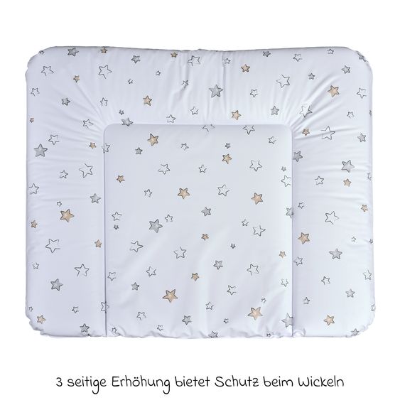 LaLoona Folien-Wickelauflage 72 x 85 cm - Disney Dumbo - Weiß