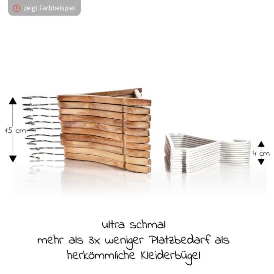 LaLoona Kleiderbügel 8er Pack - Pink