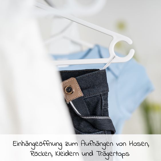 LaLoona Kleiderbügel für Babys und Kinder (22 Stück) - Bunt