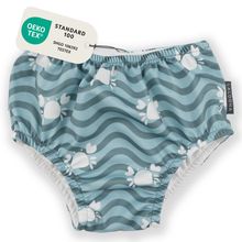 Reusable & quick-drying swim diaper - crabs - green - size 86/92