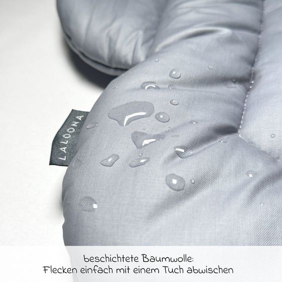 LaLoona Sitzverkleinerer für Hochstuhl - beschichtet - Grau