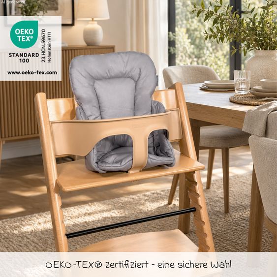 LaLoona Sitzverkleinerer für Hochstuhl - beschichtet - Grau