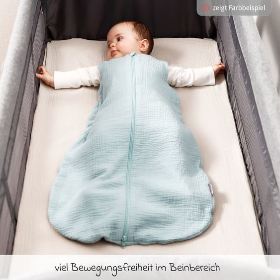 LaLoona Sommer-Schlafsack Musselin / Mull - Beige - Gr. 70 cm