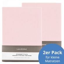 Lenzuolo a pieghe 2 Pack per materassi di piccole dimensioni 40 x 90 cm - Rosa