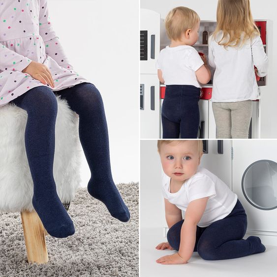 LaLoona Tights 2 pack - Navy - size 74/80