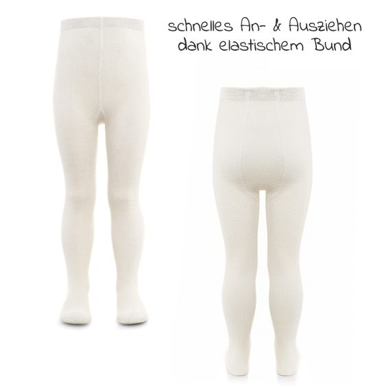 LaLoona Strumpfhose 2er Pack - Natur - Gr. 50/56