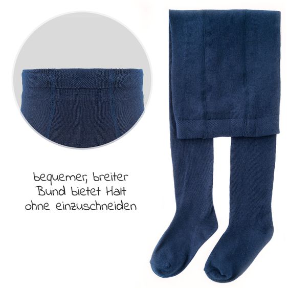 LaLoona Collant 4 pezzi - Navy Grey Marlange - Taglia 98/104