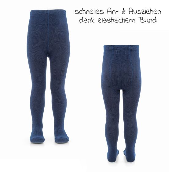 LaLoona Collant 4 pezzi - Navy Grey Marlange - Taglia 98/104