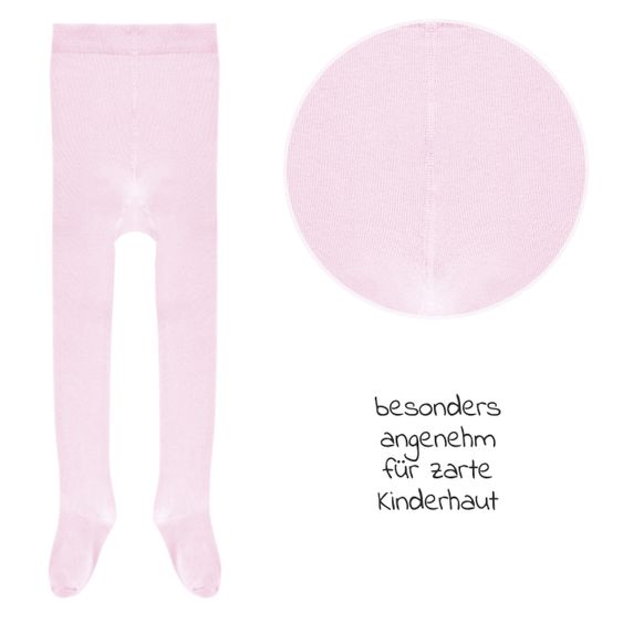 LaLoona Strumpfhose 4er Pack - Rosa Weiß - Gr. 74/80