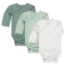 Wrap body long sleeve 3 pack - Green - Gr. 62/68