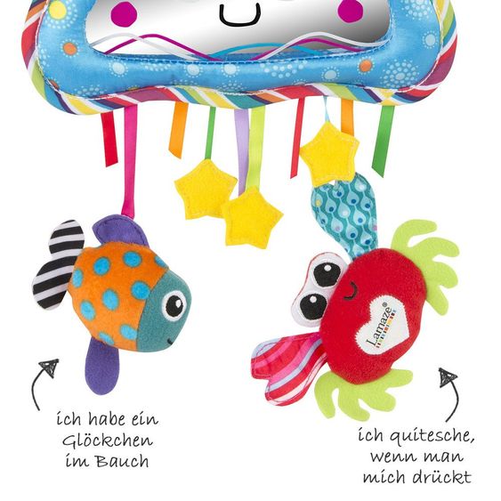 Lamaze Activity-Spiegel zum Aufhängen - Quabbel-Quallen