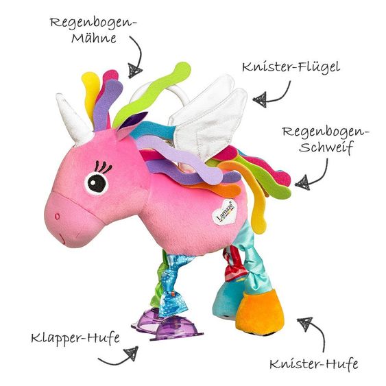 Lamaze Spieltier zum Aufhängen Clip & Go Ella das Einhorn