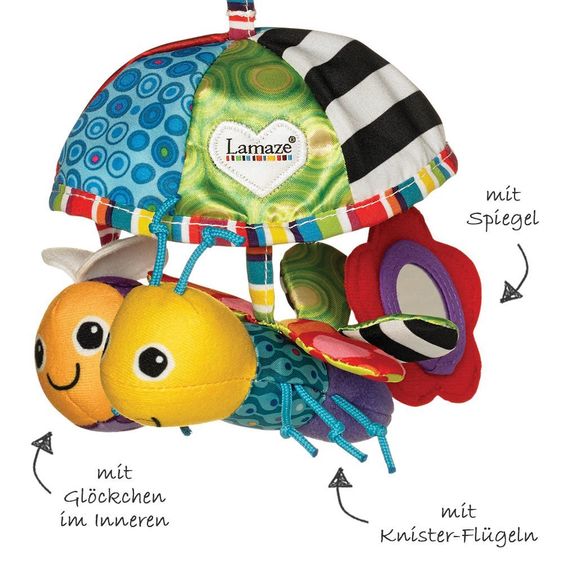 Lamaze Spieltier zum Aufhängen Clip & Go Freddies Garten Mobile