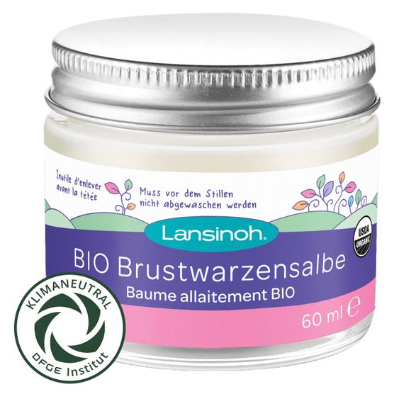 Lansinoh BIO-Brustwarzen-Salbe 60 ml