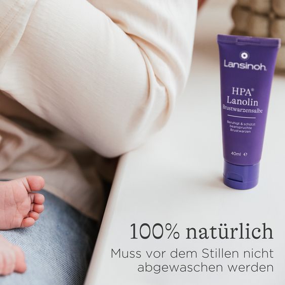 Lansinoh Brustwarzen-Salbe HPA® Lanolin 10 ml Tube klimaneutral