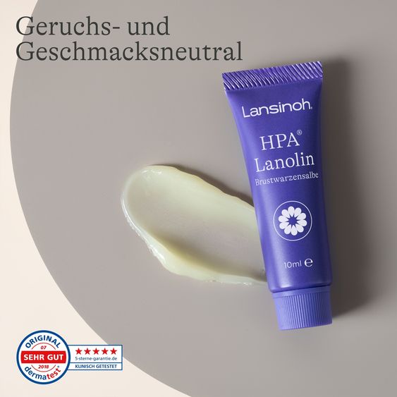 Lansinoh Brustwarzen-Salbe HPA® Lanolin 10 ml Tube klimaneutral