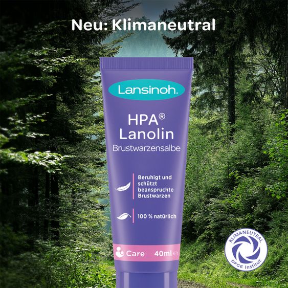 Lansinoh Brustwarzen-Salbe HPA® Lanolin 40 ml Tube klimaneutral