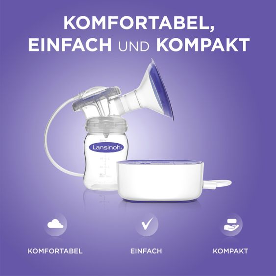 Lansinoh Elektrische Milchpumpe Kompakt